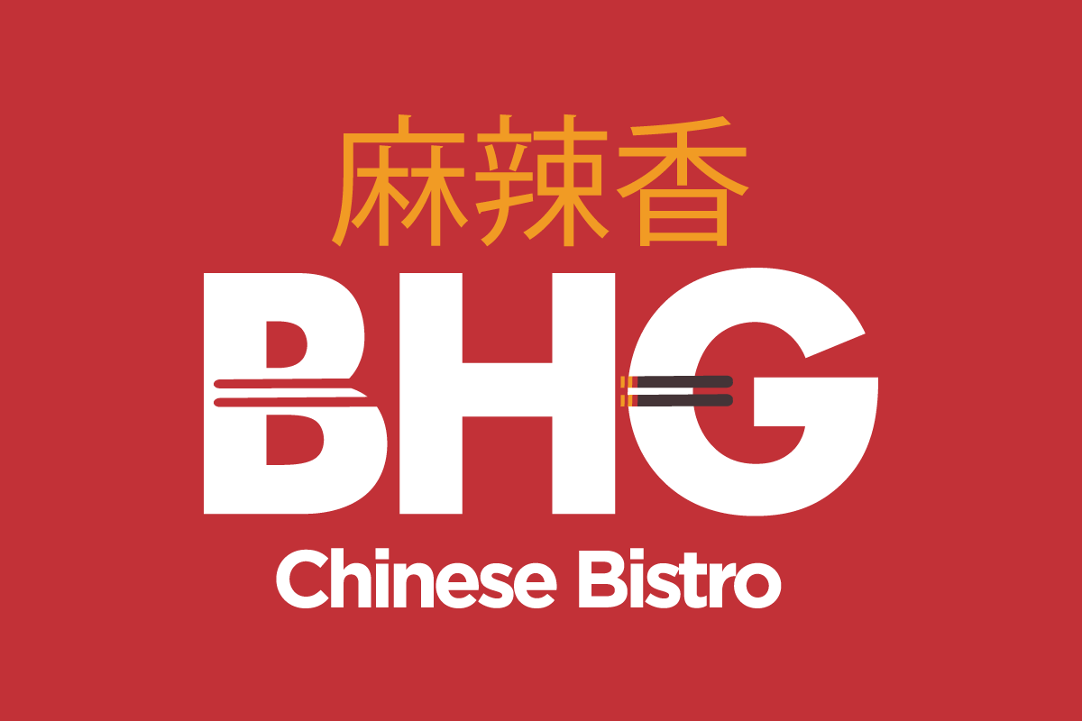 BHG Chinese Bistro logo on a red background