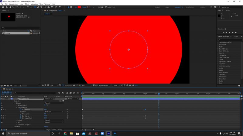 Using the Concentric Shape Repeater in Adobe After Effects - Video