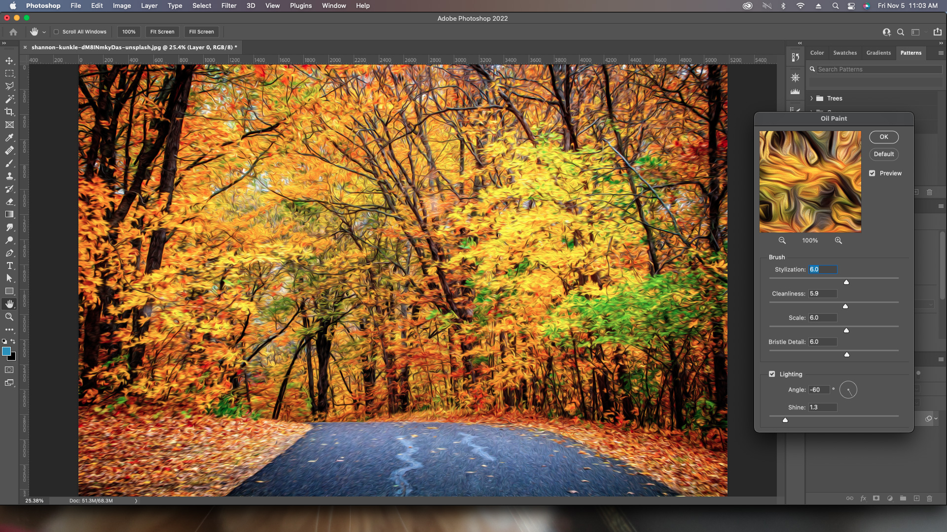 What is the Modern Oil Paint Filter in Adobe Photoshop