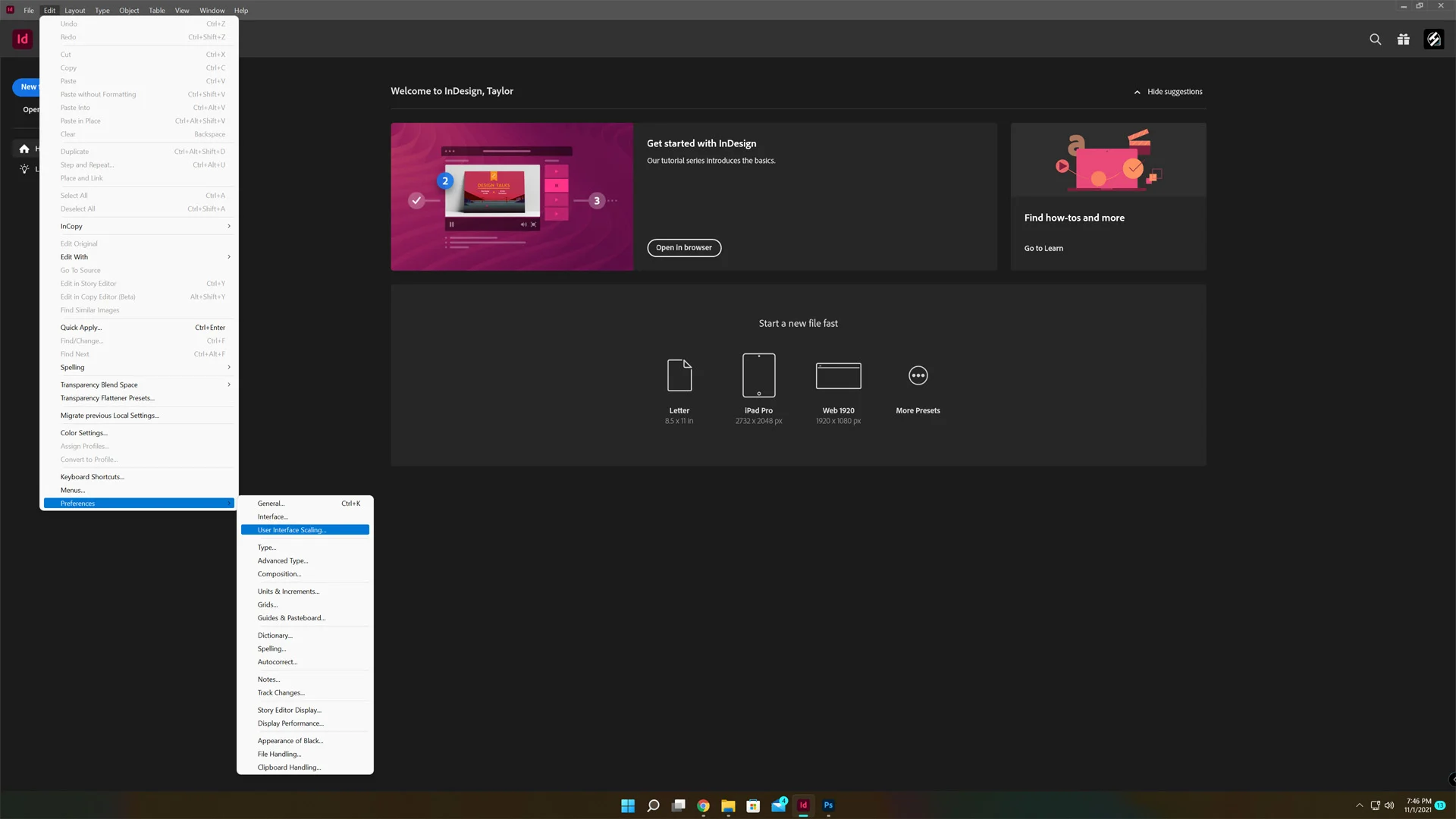 How to Scale UI in Adobe InDesign Taylor Hieber InDesign Tutorials