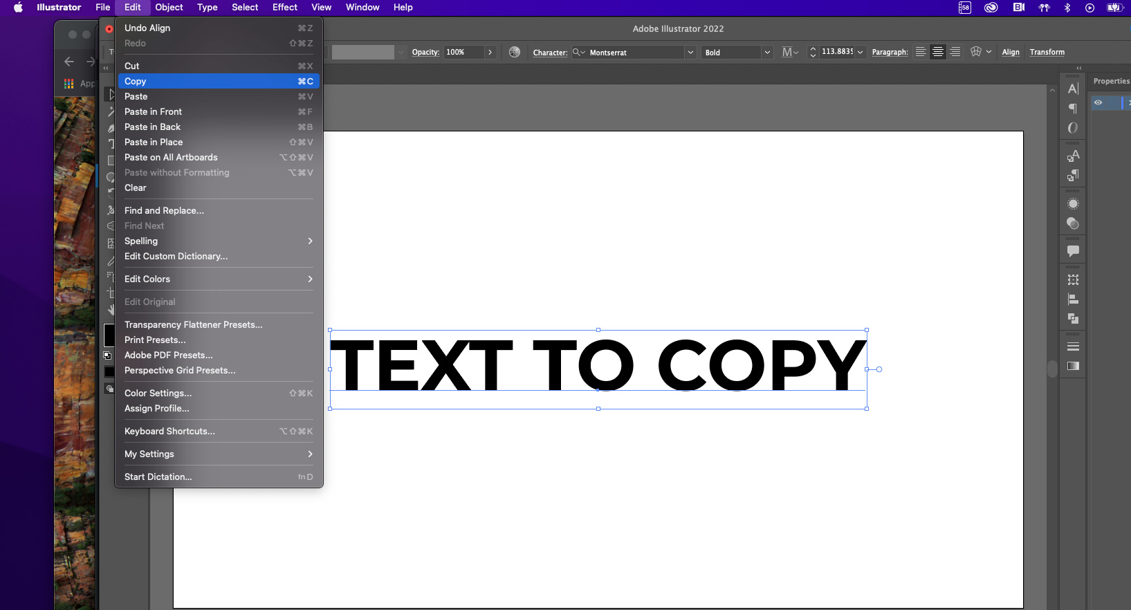 How to Copy and Paste Text From Adobe Illustrator to Adobe Photoshop