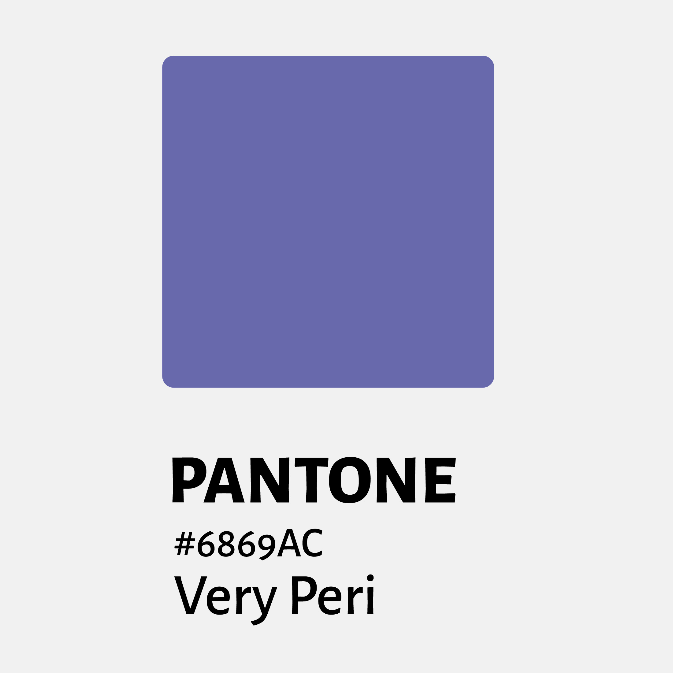 Pantone Color of the Year 2022 Very Peri - Graphic Design